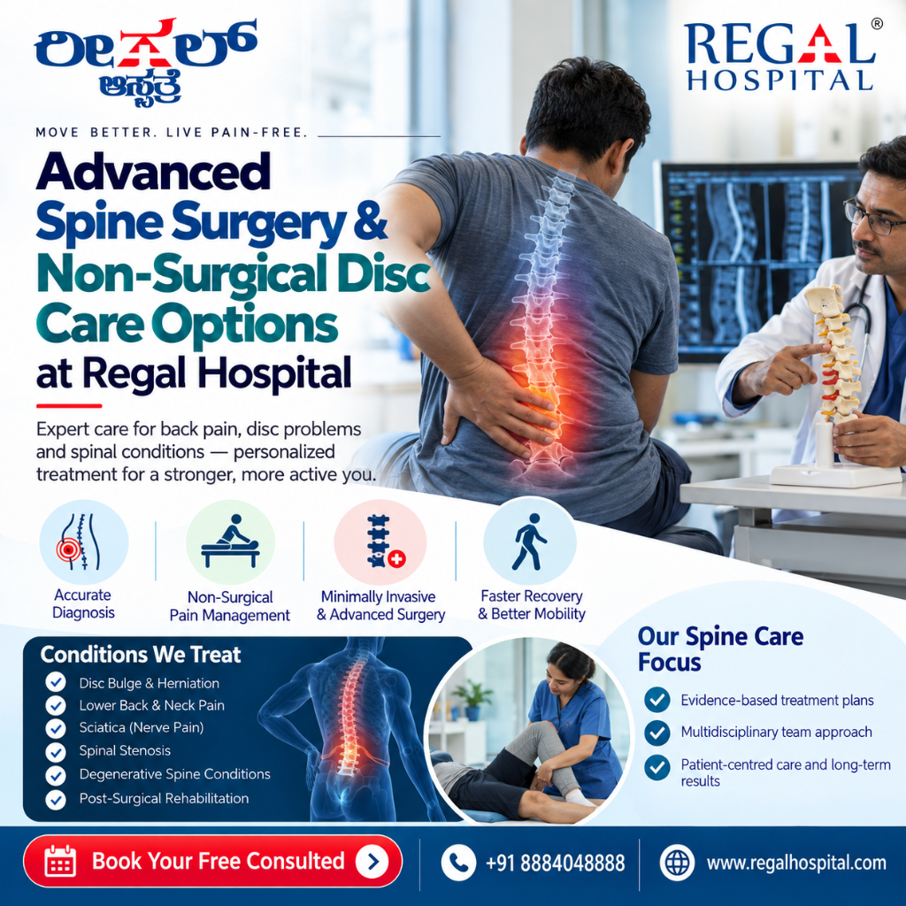 Spine Care in Bangalore | Regal Hospital